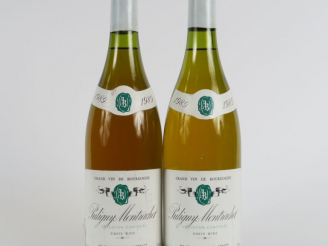 Vente aux enchères 2 BOUTEILLES PULIGNY MONTRACHET ADRIEN BELLAND - 1989