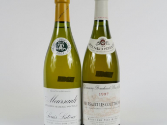 Vente aux enchères 2 BOUTEILLES MEURSAULT : 1 'LES GOUTTES D'OR' 1er BOUCHARD PÈRE   FILS