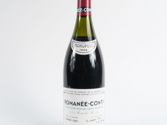 Vente aux enchères 1 BOUTEILLE ROMANÉE CONTI DOMAINE DE LA ROMANÉE CONTI - 1989 - 4,2 CM