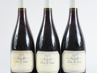 Vente aux enchères 3 BOUTEILLES CHAMBERTIN CLOS DE BEZE GC PIERRE DAMOY - 1994 - ETLA