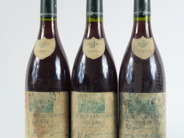 3 BOUTEILLES VOLNAY 1er CRU 'CLOS DES SANTENOTS' JACQUES PRIEUR - 1995