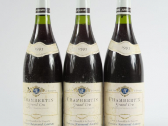 Vente aux enchères 3 BOUTEILLES CHAMBERTIN GC RAYMOND LAUNAY - 1995