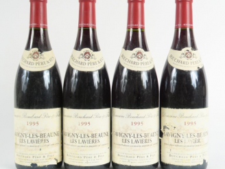 Vente aux enchères 4 BOUTEILLES SAVIGNY LES BEAUNE 'LES LAVIERES' BOUCHARD PÈRE   FILS - 