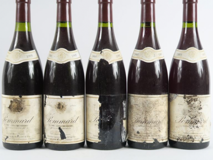 5 BOUTEILLES POMMARD 1er CRU 'LES FREMIERS' LUCIEN BOILLOT   FILS - 19