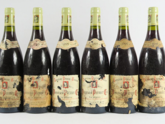 Vente aux enchères 6 BOUTEILLES POMMARD 1er CRU 'LES PLATIERES' PRIEUR BRUNET - 1995 - EA
