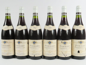 Vente aux enchères 6 BOUTEILLES POMMARD 1er CRU 'CHAPONNIERES' RAYMOND LAUNAY - 1995 - EL