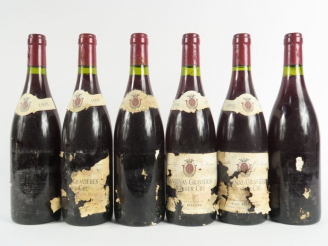 Vente aux enchères 6 BOUTEILLES SANTENAY GRAVIERES 1er CRU ROGER BELLAND - 1995 - ETA/3 P