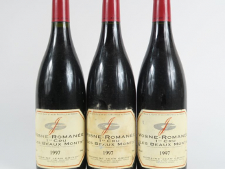 Vente aux enchères 3 BOUTEILLES VOSNE ROMANEE 1er CRU 'LES BEAUX MONTS' JEAN GRIVOT - 199