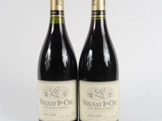Vente aux enchères 2 BOUTEILLES VOLNAY 1er CRU 'LES CAILLERETS' LUCIEN LE MOINE - 2000