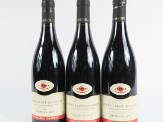 Vente aux enchères 3 BOUTEILLES NUITS ST GEORGES DOMAINE DEBRAY - 2009