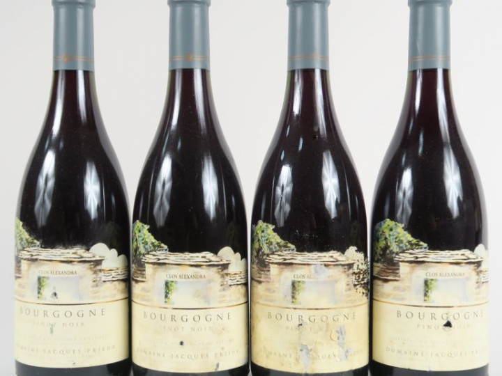 4 BOUTEILLES BOURGOGNE 'CLOS ALEXANDRA' JACQUES PRIEUR - 2009