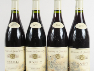 Vente aux enchères 4 BOUTEILLES BROUILLY DOMAINE DE GRAND CROIX GEORGES DUBOEUF - 2010