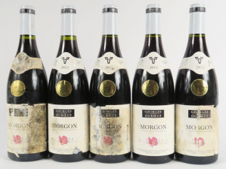 Vente aux enchères 5 BOUTEILLES MORGON GEORGES DUBOEUF - 2012 - ELA