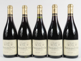 Vente aux enchères 5 BOUTEILLES POMMARD 1er CRU 'LES RUGIENS' LUCIEN LE MOINE - 4 de 2000