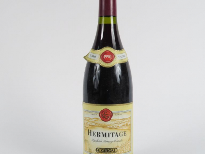 1 BOUTEILLE HERMITAGE E. GUIGAL - 1990