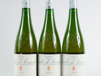 Vente aux enchères 3 BOUTEILLES CLOS DE LA COULÉE DE SERRANT NICOLAS JOLY - 1999