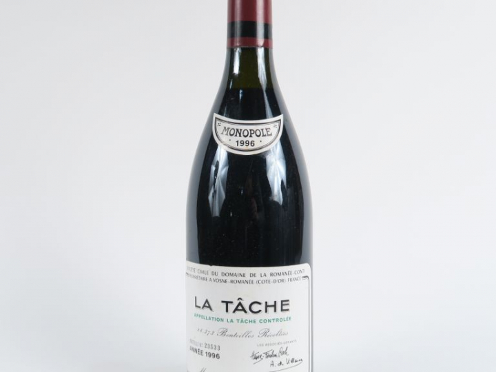 1 BOUTEILLE LA TÂCHE DOMAINE DE LA ROMANÉE CONTI - 1996 - 2,8 CM