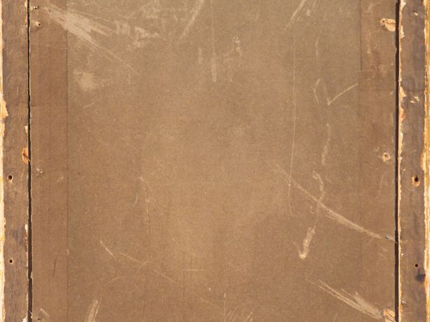 Gravure en couleur XIXème, "la rencontre" dans un cadre en bois doré. 
