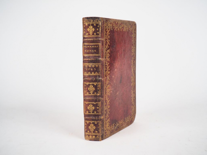 ALMANACH ROYAL. Année MDCCLV. Paris, Le Breton 1755. in-8, maroquin ro