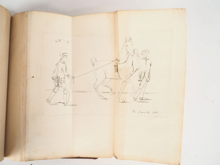 BERGERET DE FROUVILLE. Ecole militaire ou manière de dresser les cheva