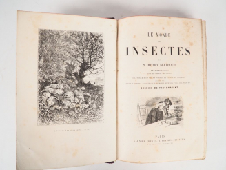 Vente aux enchères BERTHOUD (Henry). Le Monde des insectes. Deuxième édition. Dessin de Y