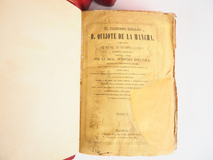CERVANTES SAAVEDRA (Miguel de). El ingenioso hidalgo D. Quijote de la 