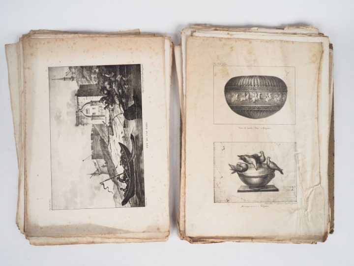 [CHOISEUL-GOUFFIER] Voyage pittoresque. [Paris, Blaise. 1782-1822]. Su