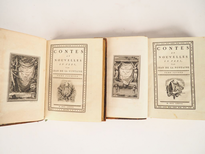LA FONTAINE (Jean de). Contes et Nouvelles en vers. s.n. , s.l 1777 2 