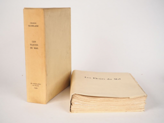 Vente aux enchères BAUDELAIRE (Charles). Les Fleurs du Mal. Burins de Paul LEMAGNY. Les B