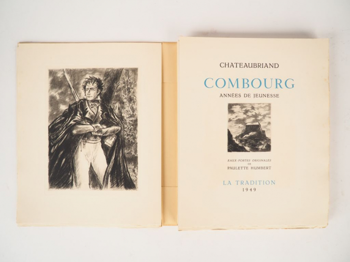 CHATEAUBRIAND. Combourg. Années de jeunesse. Eaux-fortes originales de