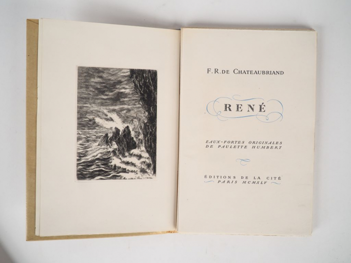 CHATEAUBRIAND (François René de). René. Eaux-fortes originales de Paul