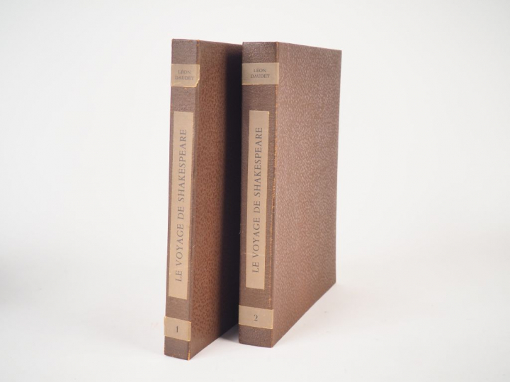 DAUDET (Léon). Le voyage de Shakespeare. Bois gravé de Léon Masson. Pa