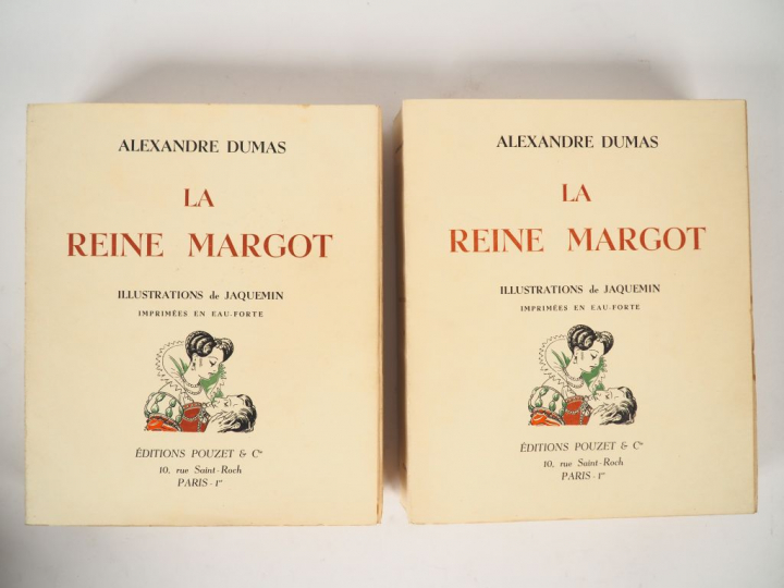 DUMAS (Alexandre). La Reine Margot. Illustrations de JAQUEMIN imprimée
