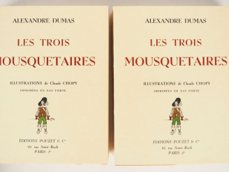 Vente aux enchères DUMAS (Alexandre). Les Trois Mousquetaires. Illustrations de Claude CH