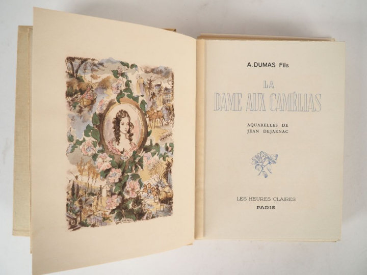 DUMAS Fils. La Dame aux camélias. Aquarelles de Jean DEJARNAC. Paris, 