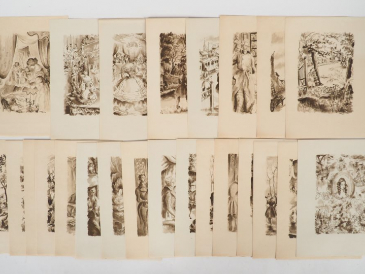 DUMAS Fils. La Dame aux camélias. Aquarelles de Jean DEJARNAC. Paris, 