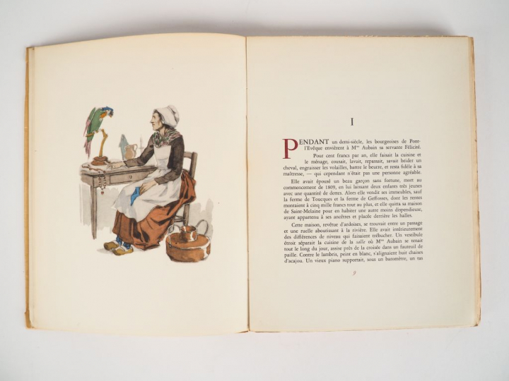 FLAUBERT (Gustave). Trois contes. Illustrations originales en couleurs