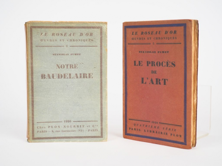 FUMET (Stanislas). Notre Baudelaire. Paris, Plon "le Roseau d'or". 192