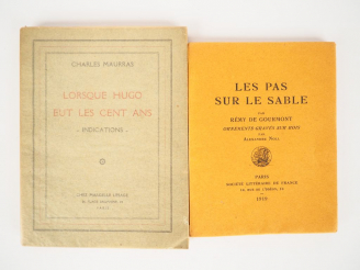 Vente aux enchères GOURMONT (Rémy de). Les pas sur le sable. Ornements gravés sur bois pa