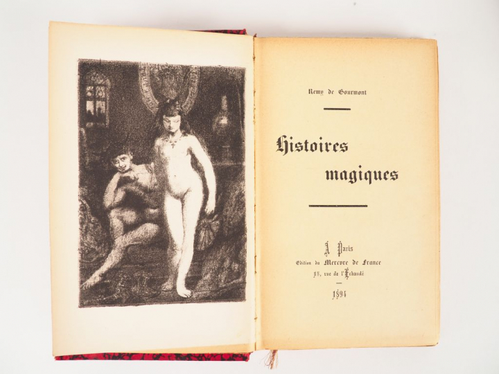 GOURMONT (Rémy de). Histoires magiques. Paris, Mercure de France 1894.