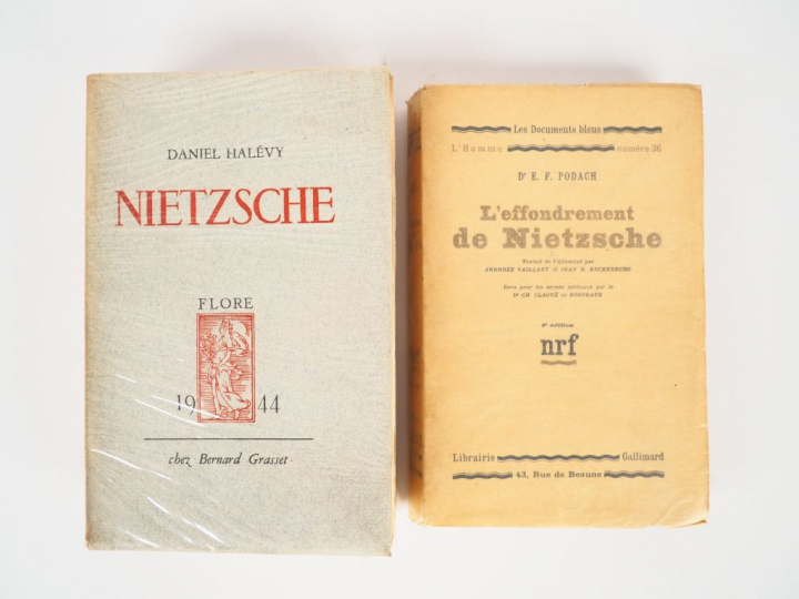 HALEVY (Daniel). Nietzsche. Paris, Grasset 1944. in-12, broché Edition