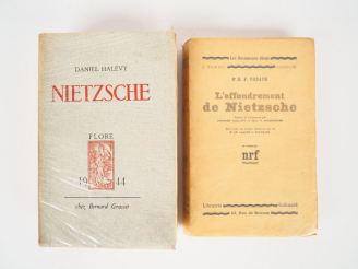 Vente aux enchères HALEVY (Daniel). Nietzsche. Paris, Grasset 1944. in-12, broché Edition