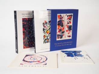 Vente aux enchères [SAM FRANCIS] LEMBARK (Connie W). The print of Sam Francis : A Catalog