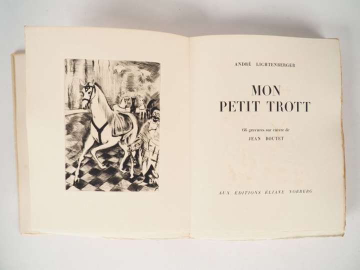 LICHTENBERGER (André). Mon petit Trott. 66 gravures sur cuivre de Jean