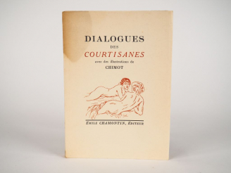 Vente aux enchères LUCIEN DE SAMOSATE. Dialogue des Courtisanes. Trad. Nouvelle, avec des