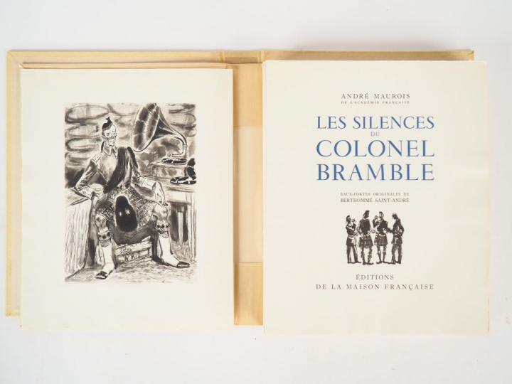 MAUROIS (André). Les silences du Colonel Bramble. Eaux-fortes original