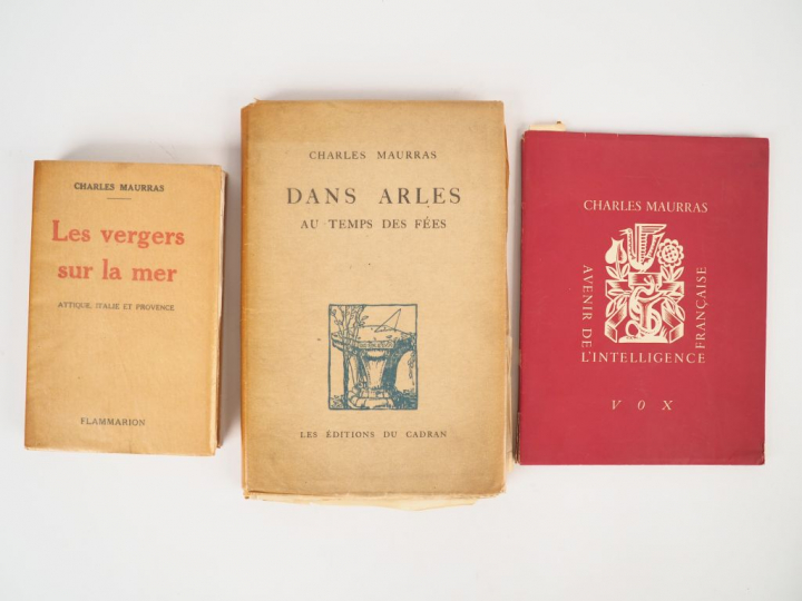 MAURRAS (Charles). Les Vergers sur la mer. Attique, Italie et Provence
