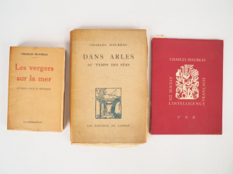 Vente aux enchères MAURRAS (Charles). Les Vergers sur la mer. Attique, Italie et Provence