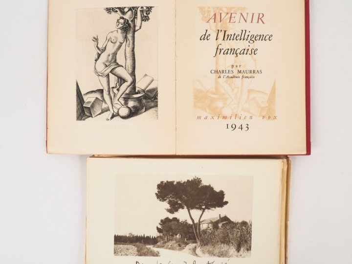 MAURRAS (Charles). Les Vergers sur la mer. Attique, Italie et Provence