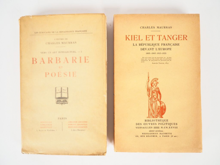 MAURRAS (Charles). Kiel et Tanger. La République française devant l'Eu